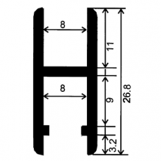 A-97085 Профиль(L=6200мм)