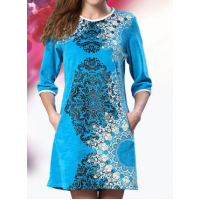 Кружева туника женская велюр